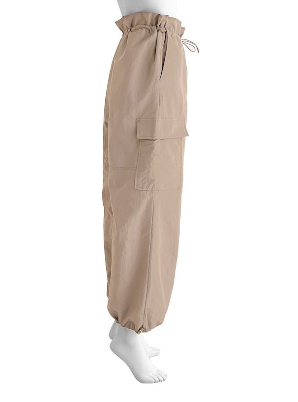 日本 GRL - 美式休閒抽繩束口褲-軍綠 (F)