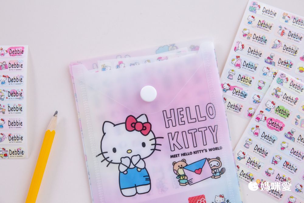 Hello Kitty  防水抗刮姓名貼 ｜三麗鷗正版授權