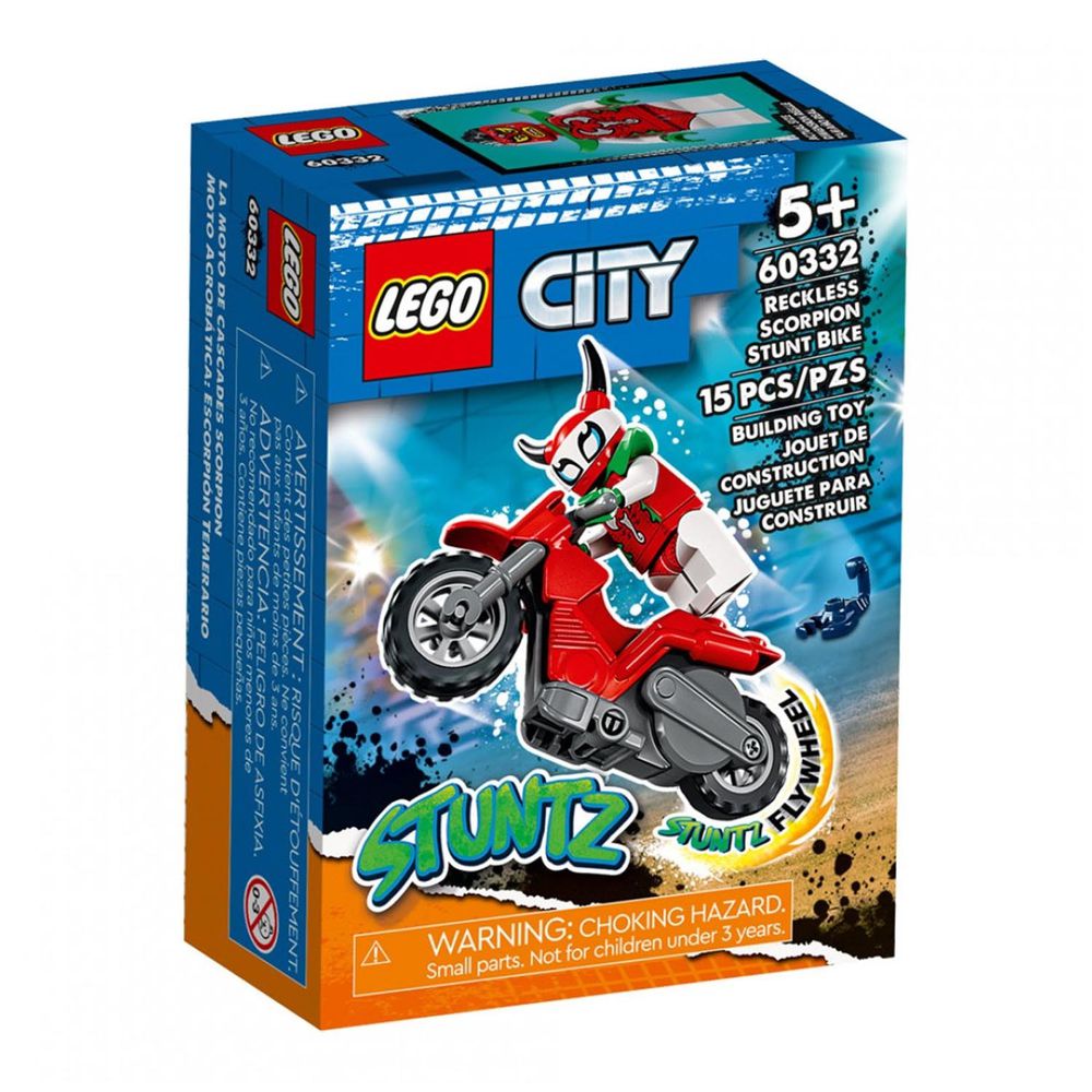 樂高積木 LEGO《 LT60332》City 城市系列 - 蠻橫魔蠍特技摩托車-15pcs