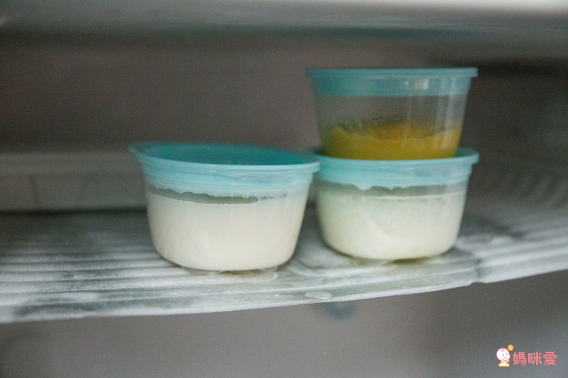 akachan honpo - 副食品分裝盒-清洗容易圓形 M-藍色-4個入/100ml