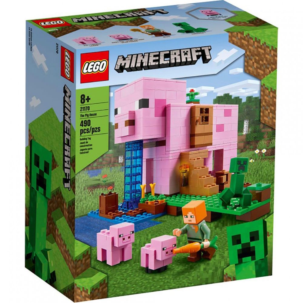 樂高 LEGO - 樂高積木 LEGO《 LT21170 》Minecraft 系列 - The Pig House-490pcs