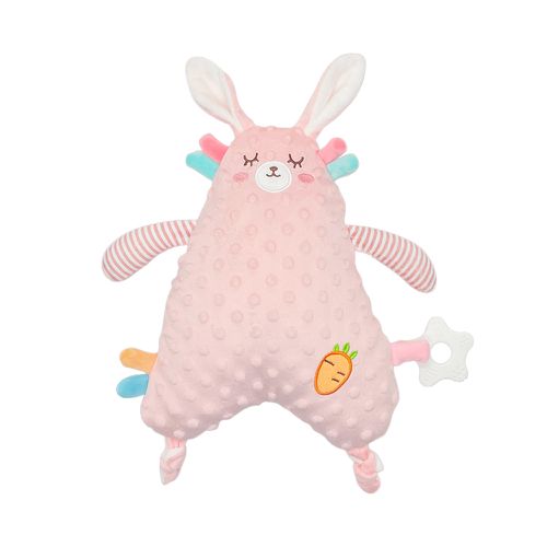 JoyNa - 安撫娃娃 可愛動物捏捏安撫玩偶 抱枕玩具-小粉兔 (20*30 cm)