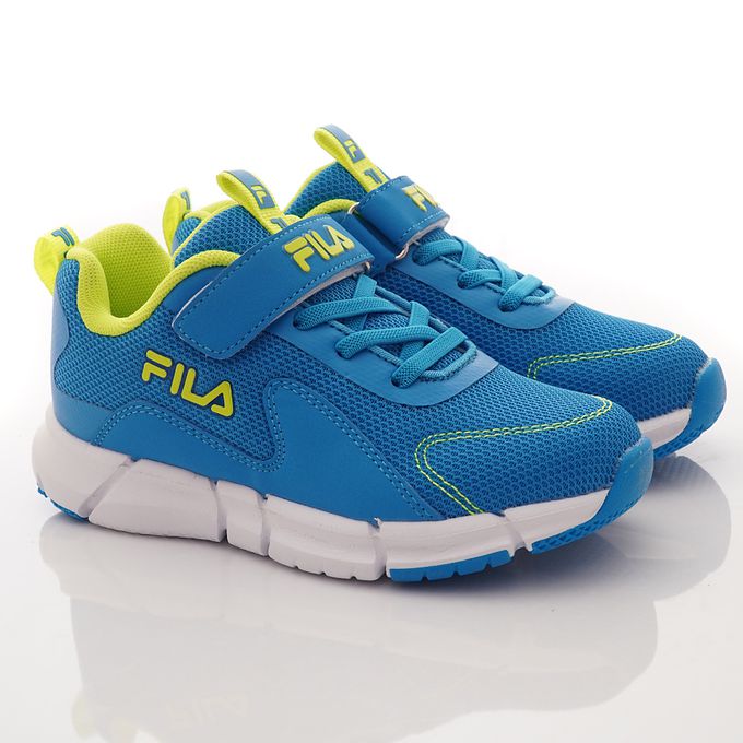 FILA - FILA輕量慢跑運動鞋(中大童段)-運動鞋-藍綠