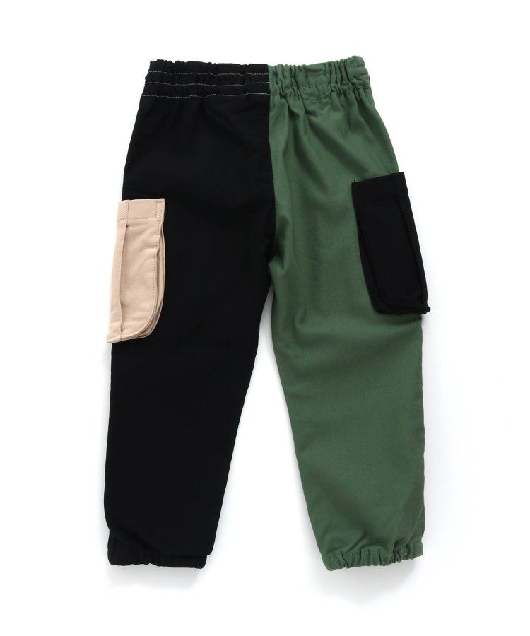 日本 BREEZE - 裏起毛工裝休閒長褲-丹寧藍