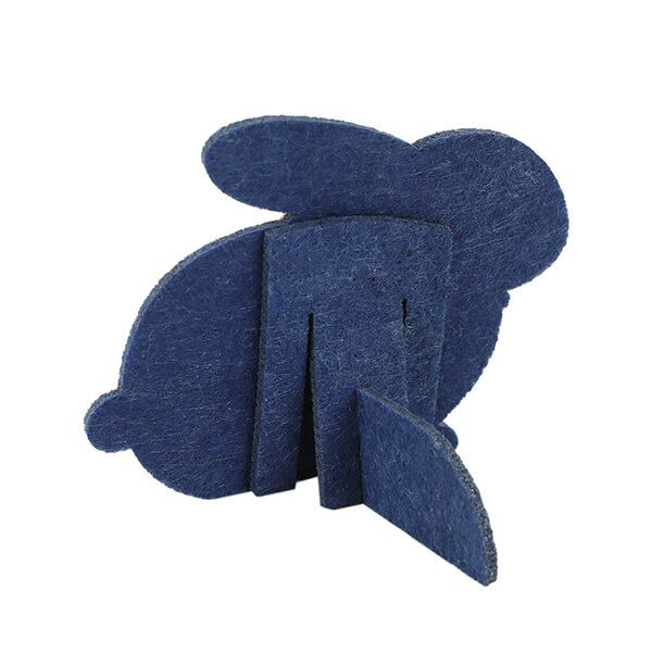 日本代購 - 布製日本新年擺飾-白兔 (W10.6×H8.3×D6.6cm)