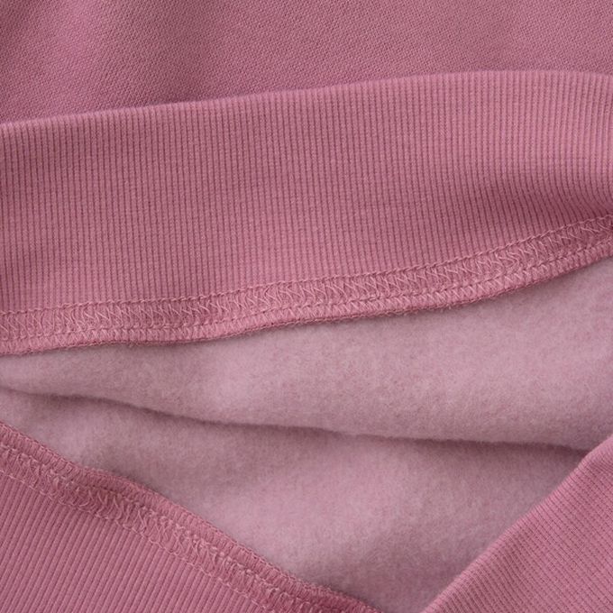 日本 Lycee mine - 可愛相良刺繡裏起毛長袖上衣-愛心小熊-米白