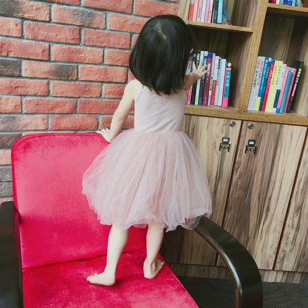 ♚公主系style♚ 網紗細肩帶紗裙洋裝