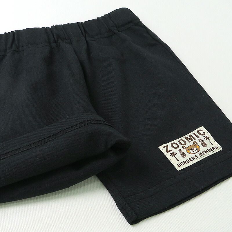 日本 ZOOLAND - 童趣印花短袖上衣X短褲套裝-青蛙衝浪-藍x橘