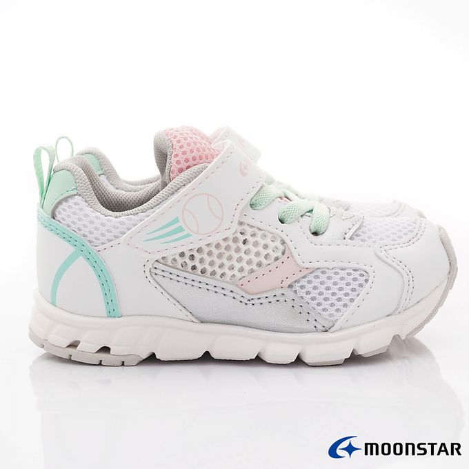 Moonstar日本月星 - 運動機能童鞋-MSCNC3164白粉(中小童)-機能運動鞋-白粉