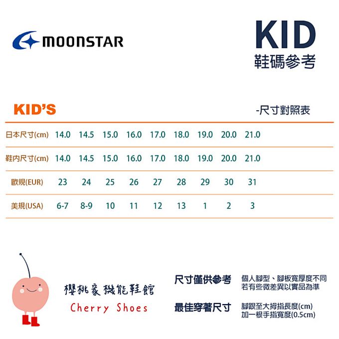 Moonstar日本月星 - 月星機能MSCN滑步車鞋(中小童段)-運動鞋-灰藍