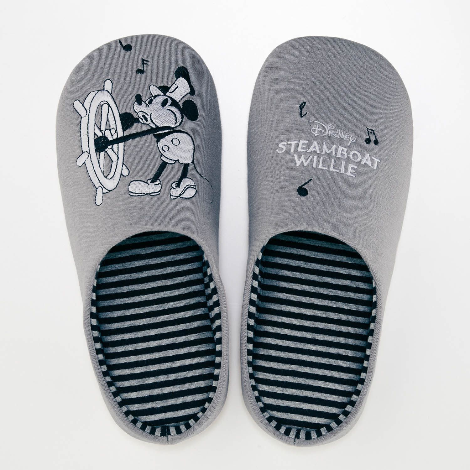 日本千趣會 - 迪士尼 低反發麵包室內拖鞋-小鹿斑比-可可