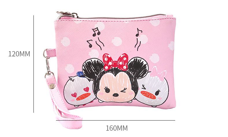 手提收納包-卡通米奇米妮-經典手繪風