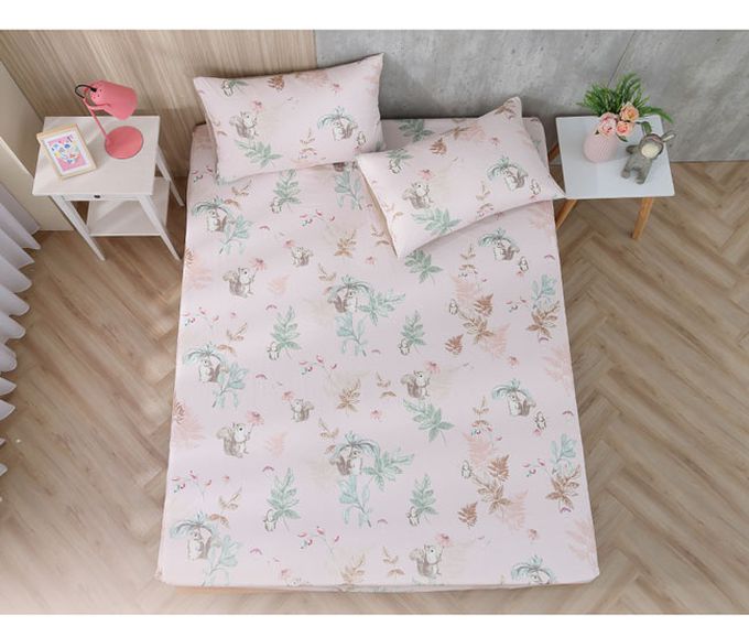 鴻宇 HongYew - 枕套2入 美國棉授權品牌-小松嘉比