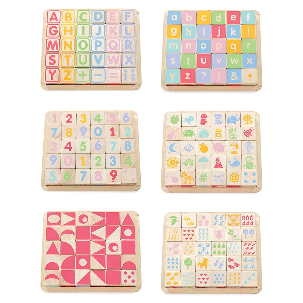 【啟蒙玩具】ABC六面聰明學習方塊啟蒙玩具