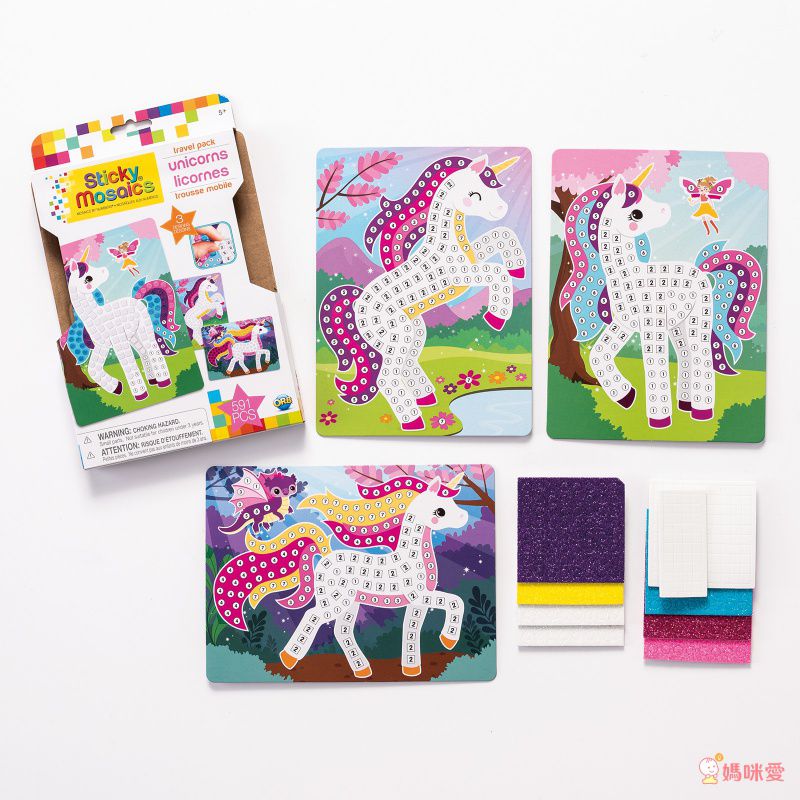 加拿大 Sticky Mosaics - 馬賽克拼貼旅遊包-家有小狗-607 pcs