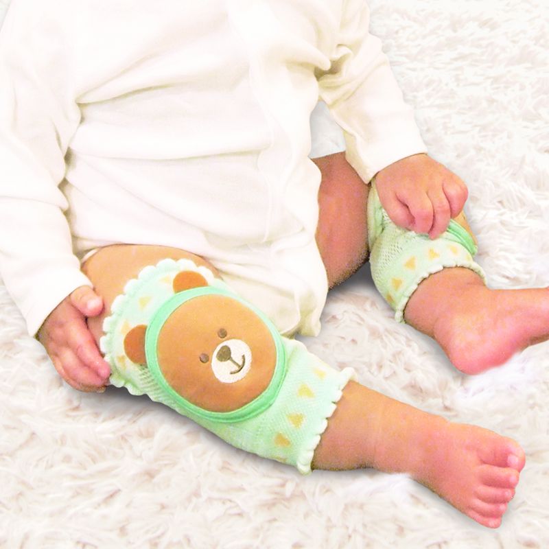 akachan honpo - 學爬用護膝-淺藍色-7×15cm