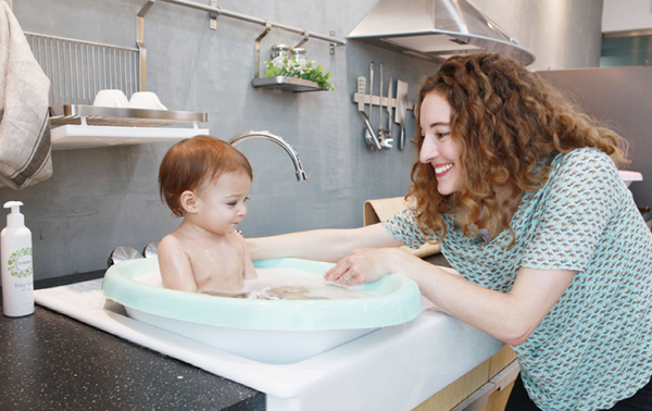 韓國 Sobble 棉花糖嬰幼兒澡盆，知名部落客、產後中心推薦！