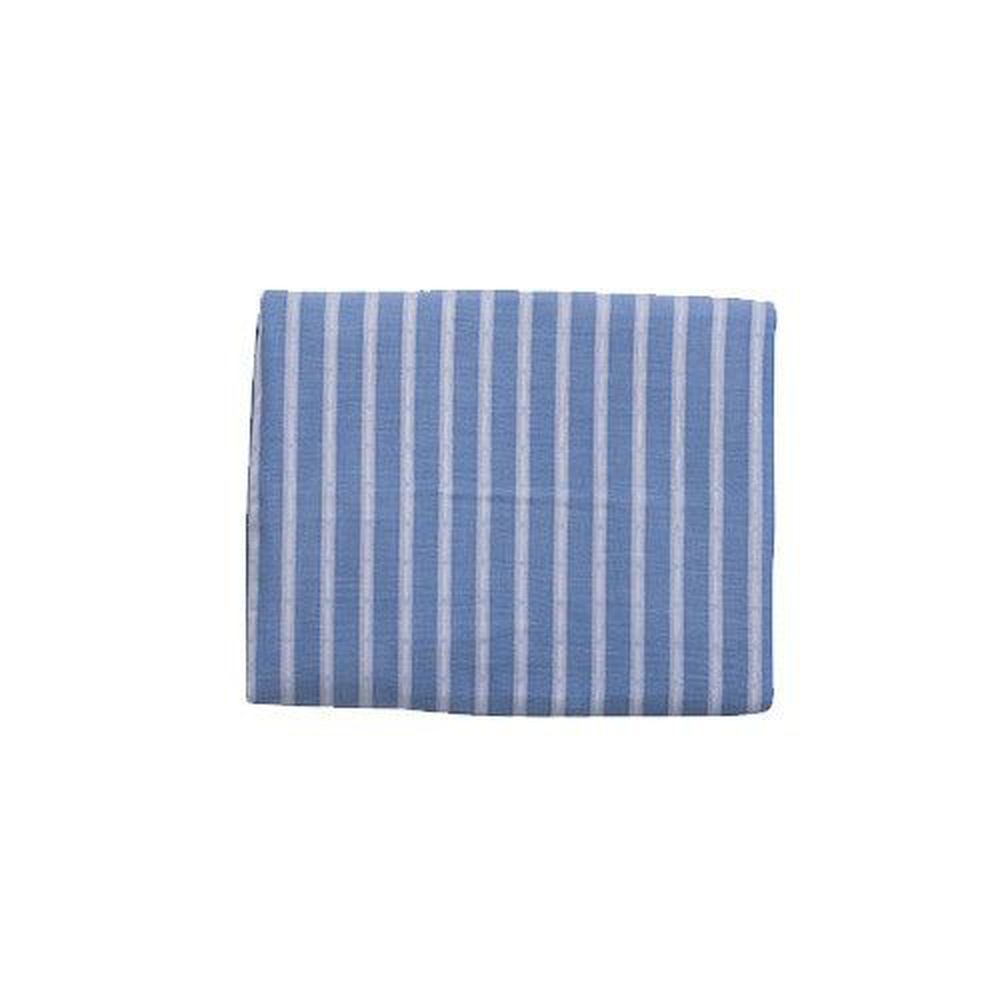 日本 Combi - 和風紗輕柔感透氣嬰兒平枕-枕心可水洗系列-藍色 (42x30x3cm)-3個月起