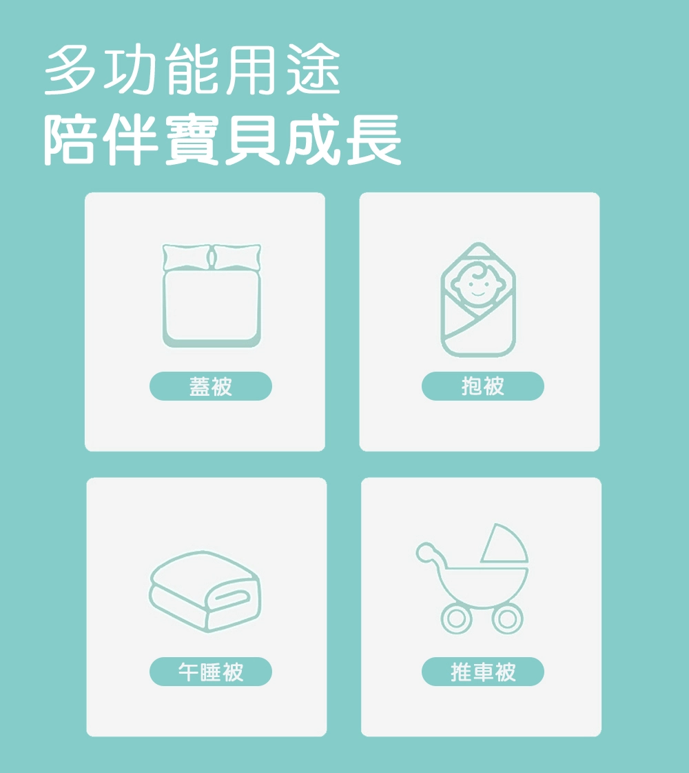 MIGRATORY 媚格德莉 - 兒童3D安撫波波絨可水洗抑菌四季蓋被/涼被-花草菲菲 (105x120cm)