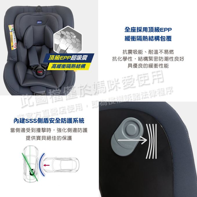 義大利 chicco - Seat2Fit Isofix安全汽座-沙漠棕