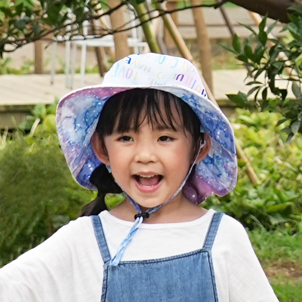 炫彩呢喃雙面帽UPF50+ (3-10歲(頭圍46-56cm))