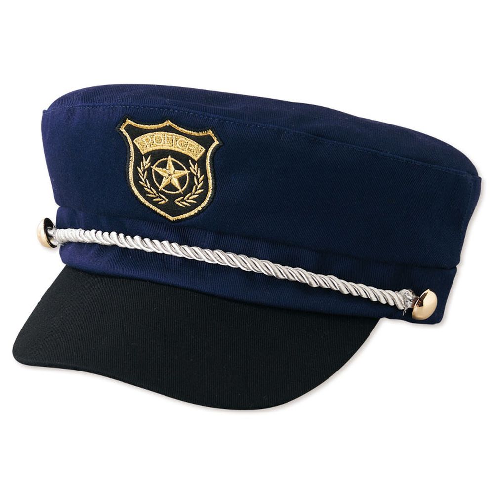 萬聖節趣味造型帽-警察-深藍色 (52~54cm)
