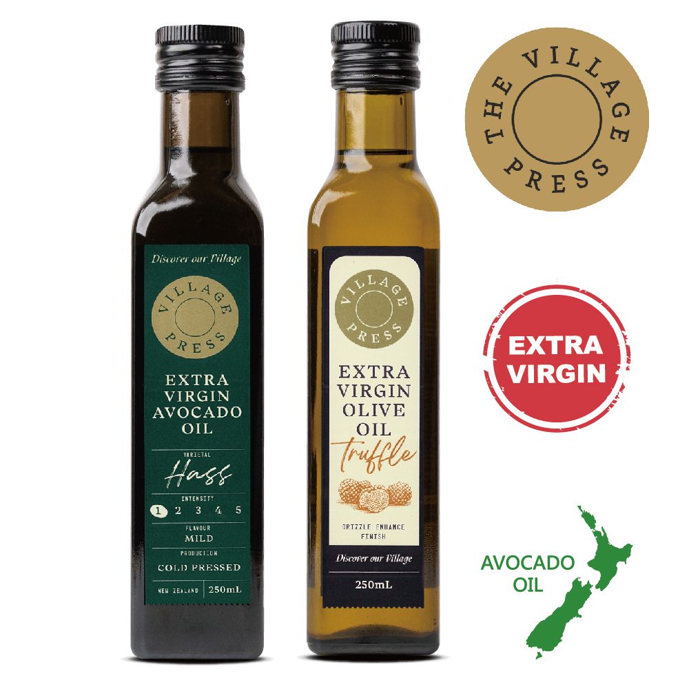 頂級優惠兩組-級冷壓初黃金酪梨油+松露風味橄欖油-250mlｘ２