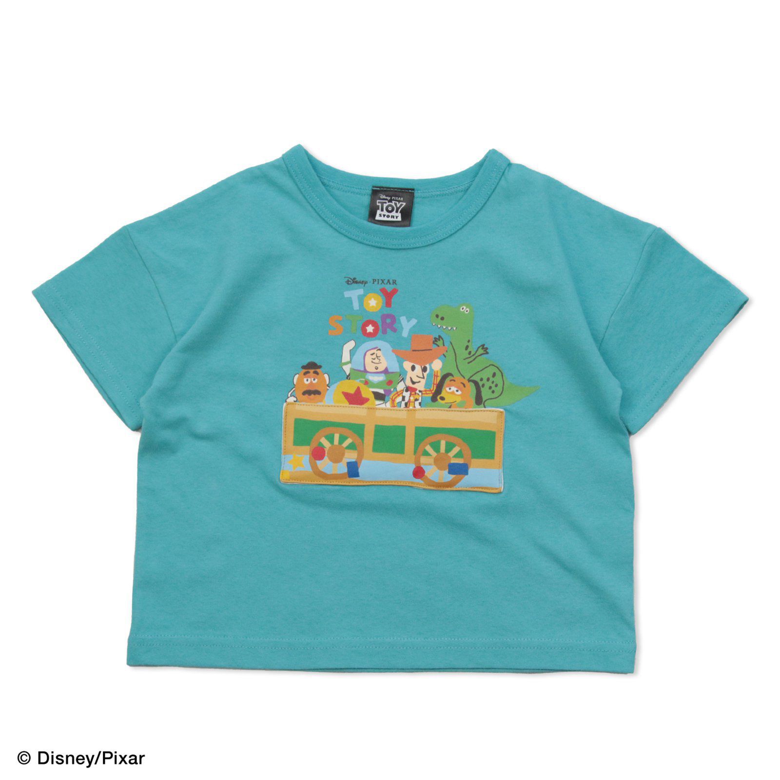 日本 Chil2 - 迪士尼聯名 印花短袖上衣-巴斯光年-白