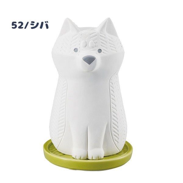 日本 DECOLE - 療癒環保除濕除臭擺飾(可重複使用)-編織紋路 小狗