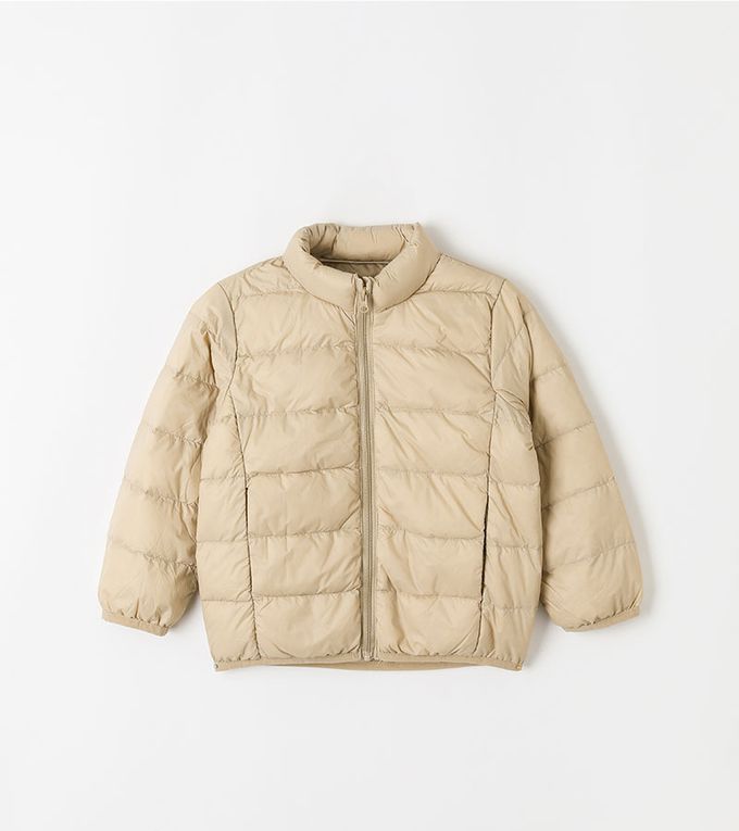 韓國 OZKIZ - 輕便溫暖鴨絨/羽絨外套-淺粉