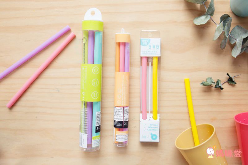 美國 Smily Mia 矽膠吸管組