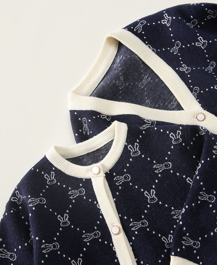 菱格毛衣外套-親子款