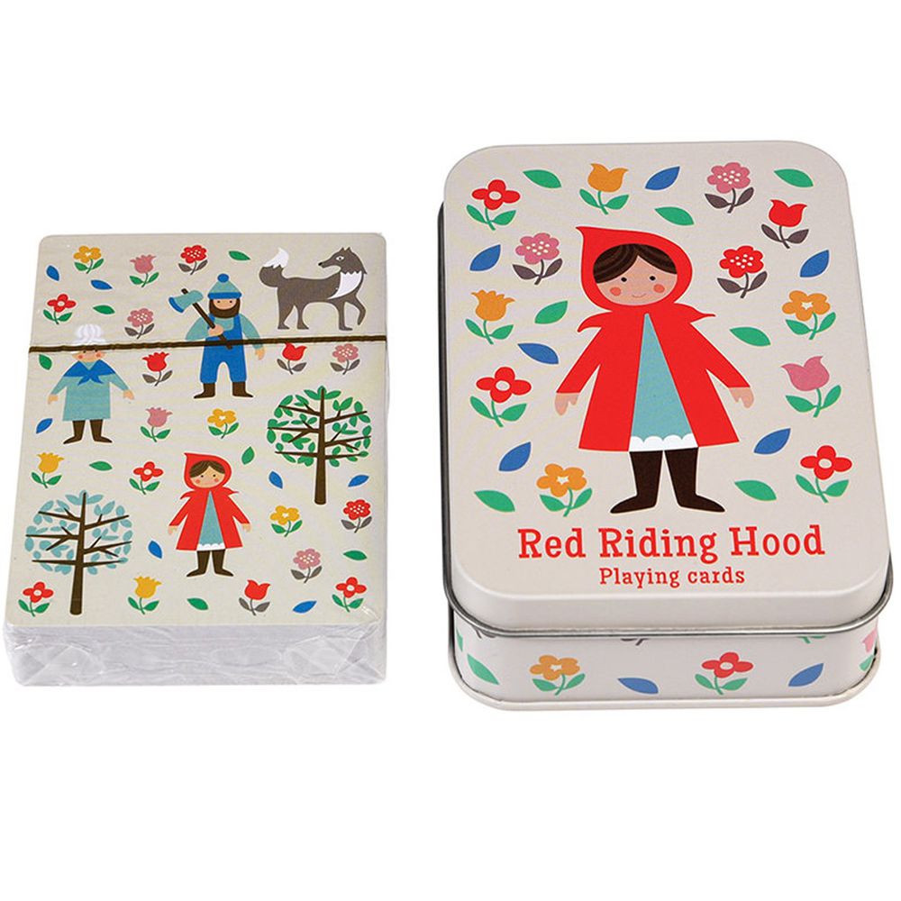 英國 Rex London - 鐵盒撲克牌/紙牌-小紅帽