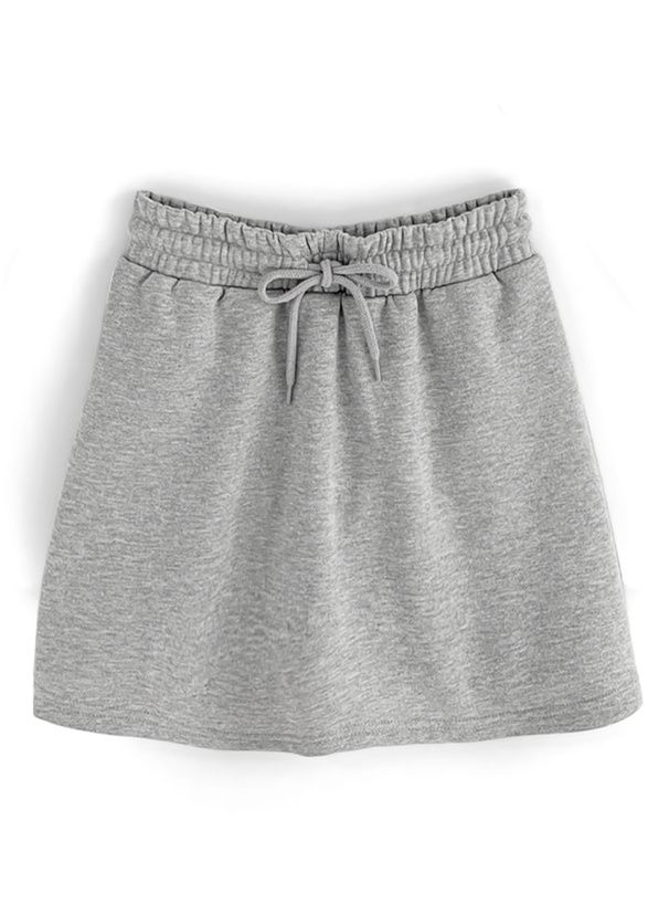 日本 GRL - 休閒風連帽外套短褲兩件式套裝-淺米杏 (F)