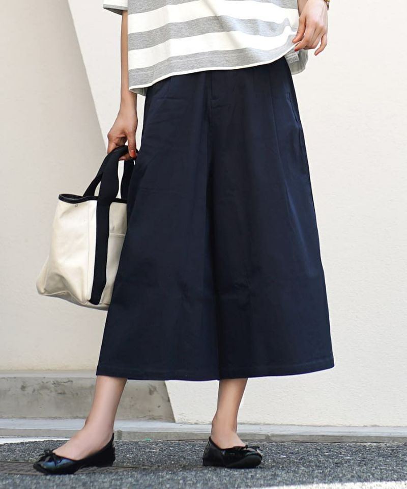 日本 zootie - 好好穿 顯瘦修身寬褲-海軍藍