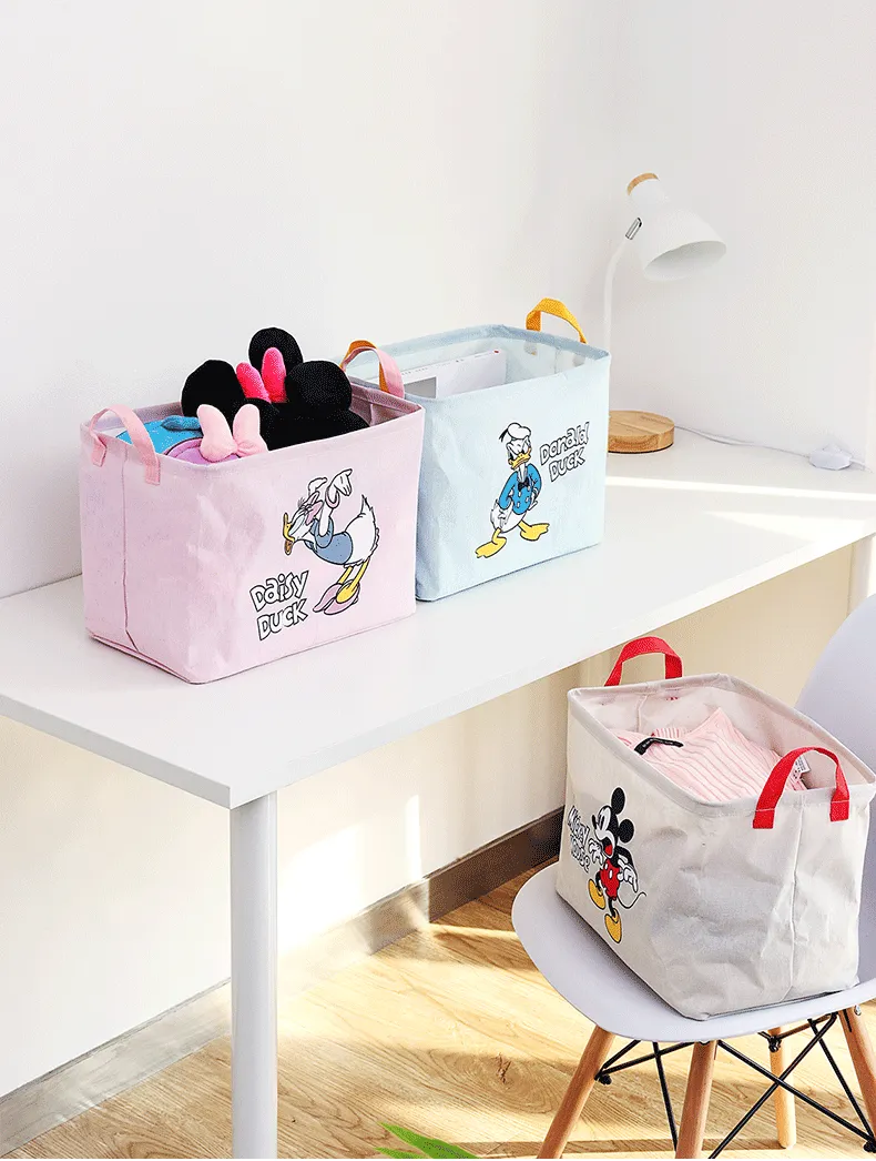 居家收納籃-卡通人物黛絲-粉色