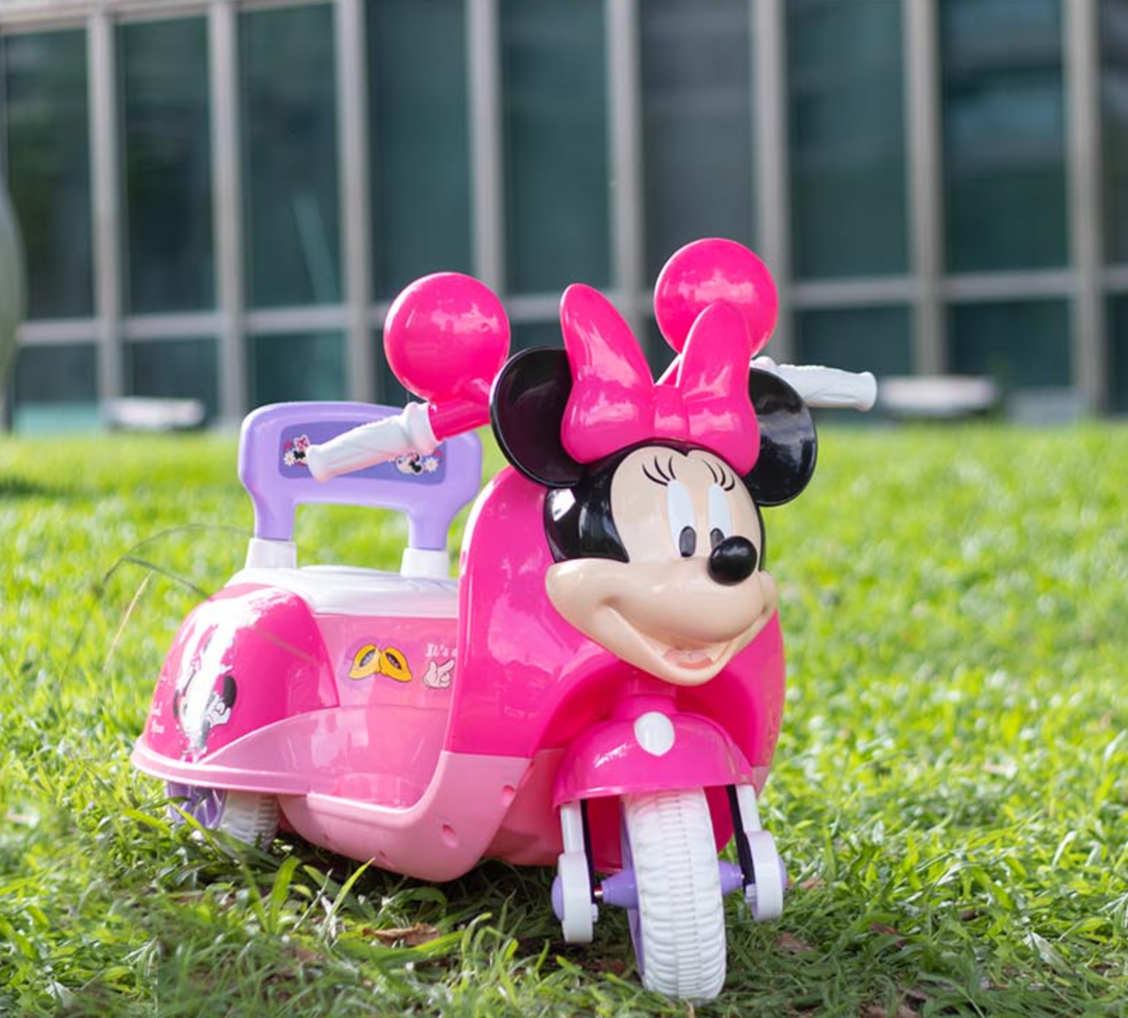 聰明媽咪兒童超跑 - 迪士尼米奇造型 正版授權 兒童電動摩托車-紅黑色