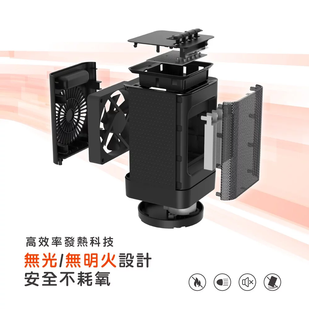 KINYO - 迷你陶瓷電暖器(NEH-120) (W125xH206xD125mm)