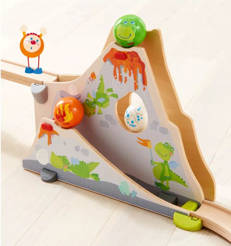 紐倫堡玩具展冠軍！德國【HABA】木製滾球軌道