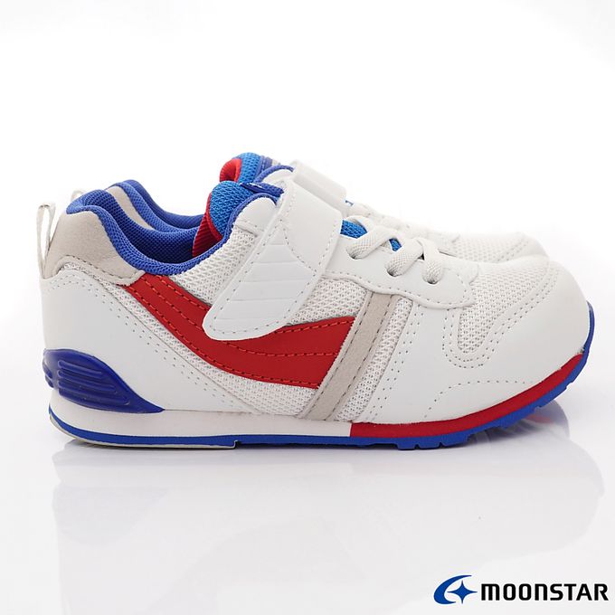 Moonstar日本月星 - 月星HI系列十大機能款-MSCNC2121S3白(中大童段)-機能運動鞋-白