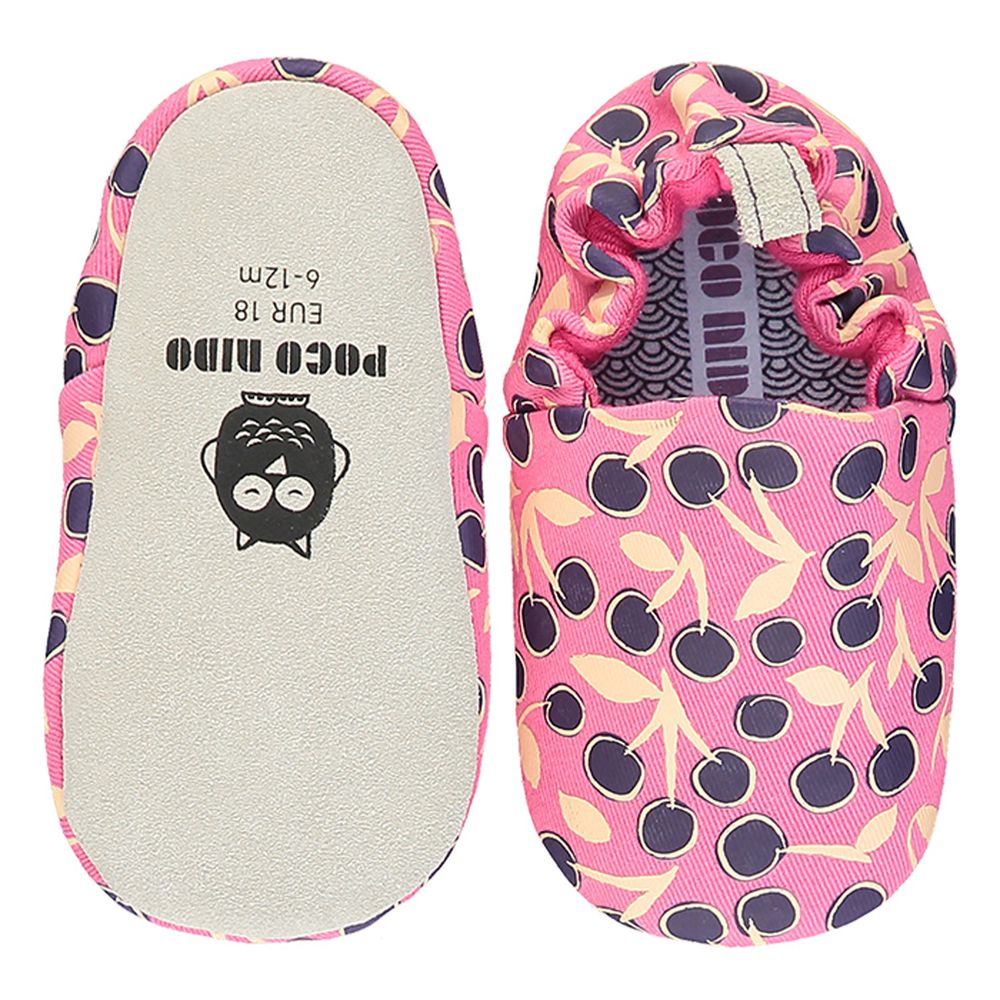 英國 POCO NIDO - 寶寶手工鞋/學步鞋-小小粉莓