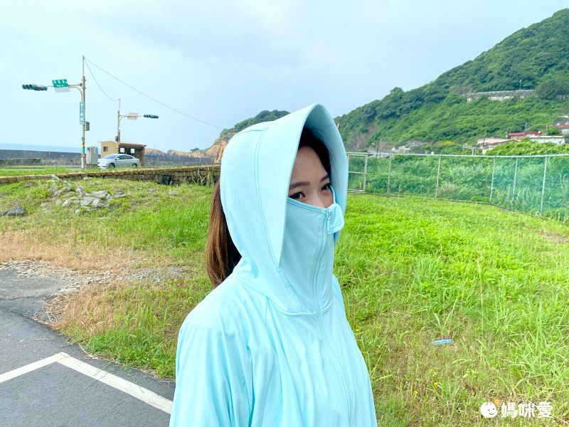 抗UV輕薄防曬連帽外套-寬鬆版-薰衣草紫-無logo