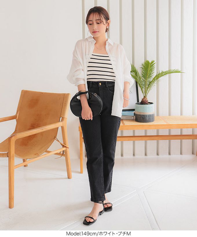 日本 Kobe Lettuce - 透明感寬鬆時尚防曬薄襯衫-淺黃 (小M)