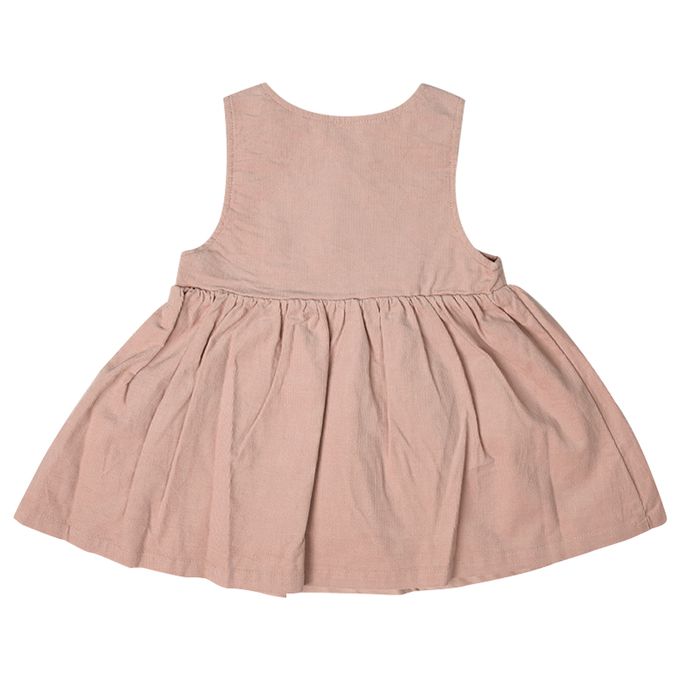 akachan honpo - 背心裙-超細燈芯絨-粉紅色