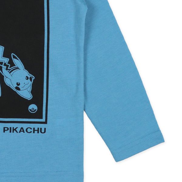 日本西松屋 - 寶可夢 圓領印花長袖上衣-紅蓮鎧騎-卡其