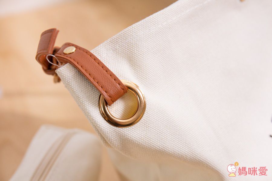 韓版 - 子母帆布包(附背帶,小收納袋)-黑