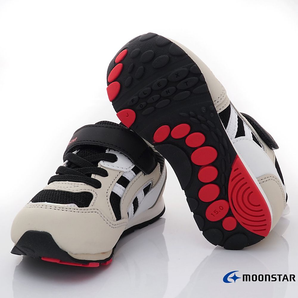 Moonstar日本月星 - 月星高機能運動鞋款(中小童段)-運動鞋-卡其
