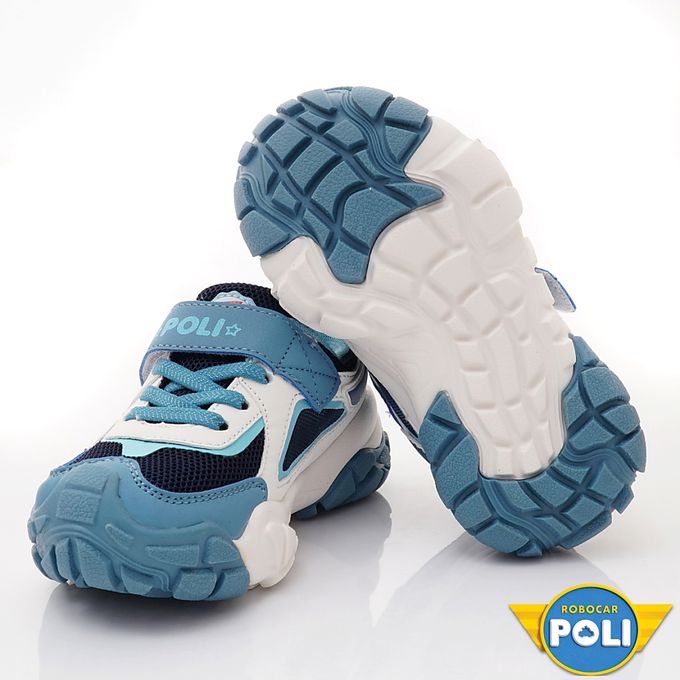 POLI輕量慢跑鞋(中小童段)-運動鞋-藍