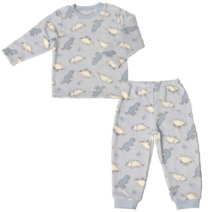 akachan honpo - 長袖家居服-恐龍-藍色