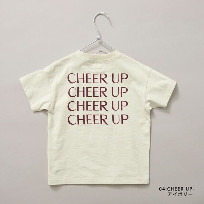 日本 BRANSHES - 清爽標語短袖上衣-手寫logo-白